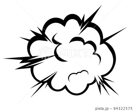 爆弾　爆発　イラスト 94322575