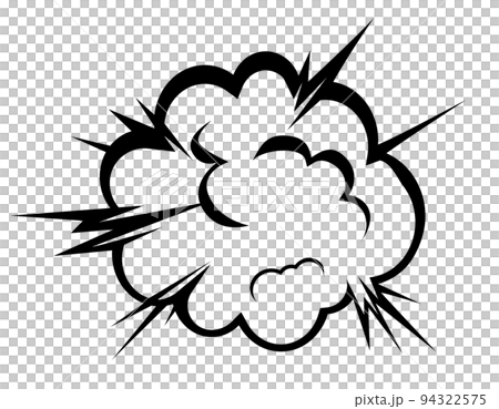 爆弾　爆発　イラスト 94322575
