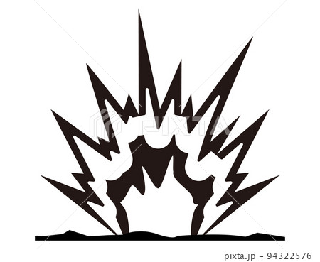 爆弾　爆発　イラスト 94322576