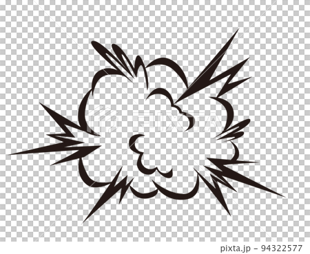 爆弾　爆発　イラスト 94322577
