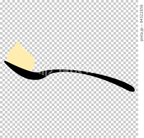 scoop the cream with a spoon scoop the cream with a spoon 94322856