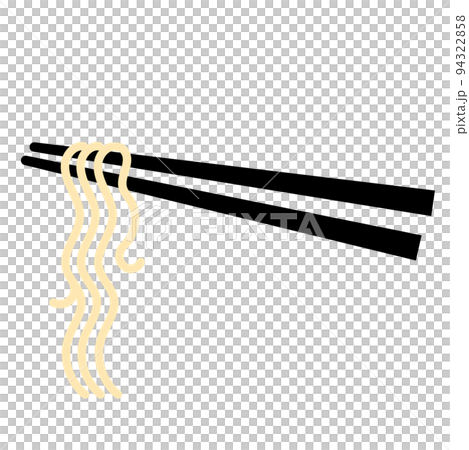 用筷子夾起麵條 用筷子夾起麵條 94322858