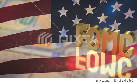 The gold text fomc or Federal Open Market Committee for business concept 3d rendering The gold text fomc or Federal Open Market Committee for business concept 3d rendering 94324260