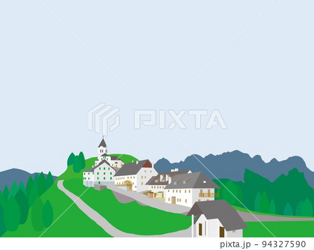 モンテ・サント・ディ・ルッサリ　monte　santo　di　lussari　ウディネ　イタリア 94327590