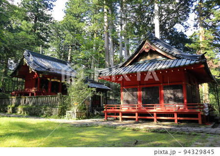 栃木県日光市 滝尾神社 拝殿 本殿 栃木県日光市 滝尾神社 拝殿 本殿 94329845