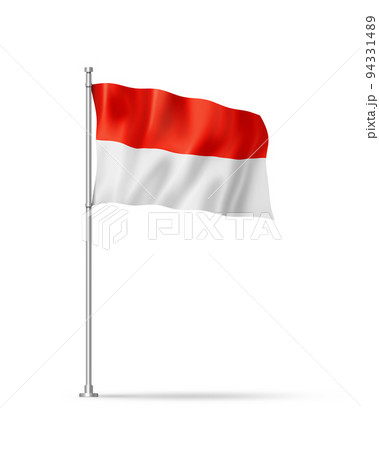 Indonesian flag isolated on white Indonesian flag isolated on white 94331489