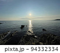 東尋坊の夕日 94332334