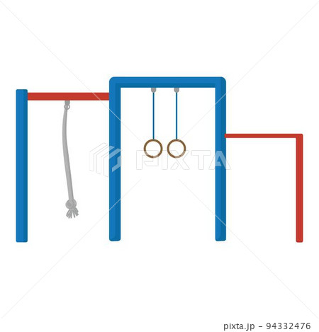 Sport outdoor equipment icon cartoon vector. School game. Bench tree 94332476
