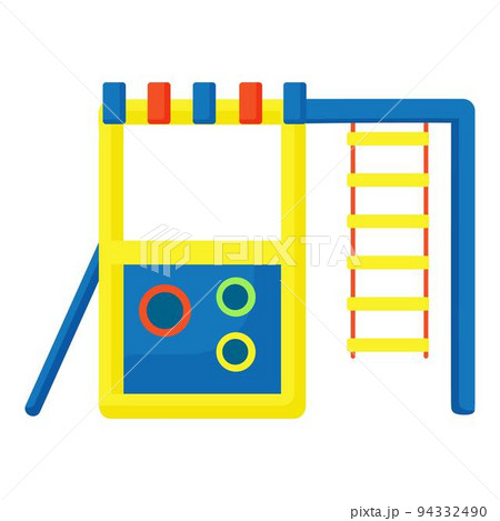 Playground icon cartoon vector. Park outdoor. Play area Playground icon cartoon vector. Park outdoor. Play area 94332490