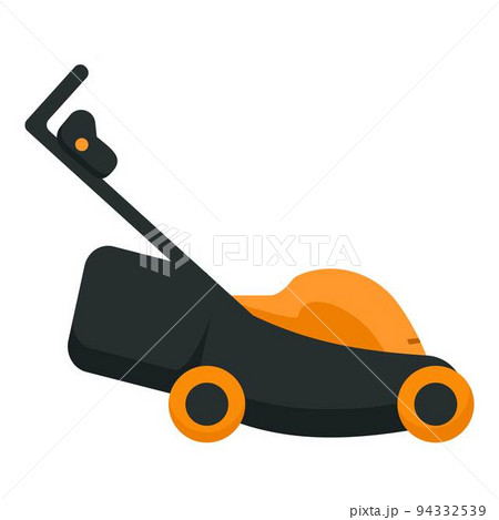 Lawn mower icon cartoon vector. Garden tool. Farm equipment Lawn mower icon cartoon vector. Garden tool. Farm equipment 94332539