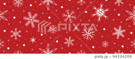 red and white christmas seamless snowflake background banner red and white christmas seamless snowflake background banner 94334209