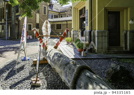 上諏訪　片倉館　御柱祭　長野県諏訪市 94335165