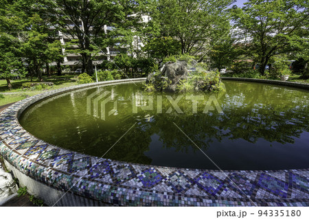上諏訪 片倉館 噴水池 長野県諏訪市 上諏訪 片倉館 噴水池 長野県諏訪市 94335180