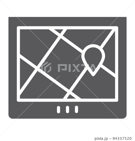 Navigation glyph icon, location and map, gps sign, vector graphics, a solid pattern on a white background, eps 10. Navigation glyph icon, location and map, gps sign, vector graphics, a solid pattern on a white background, eps 10. 94337520