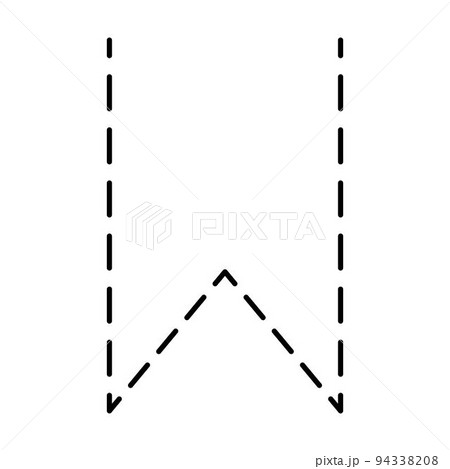 Tracing Alphabet letter W prewriting dotted line element for kindergarten, preschool and Montessori school kids worksheet for handwriting practice activity. Tracing Alphabet letter W prewriting dotted line element for kindergarten, preschool and Montessori school kids worksheet for handwriting practice activity. 94338208