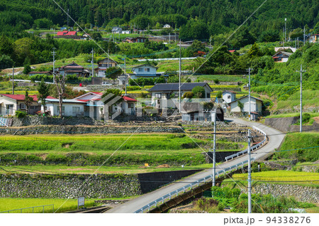 平林の棚田集落　富士川町平林　旧増穂町 94338276
