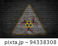 Combined new sign of biological, chemical and nuclear threat 94338308