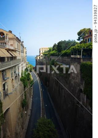 Small village of Italy near the coast Small village of Italy near the coast 94339827