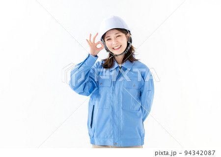 OK　女性　作業着 94342087