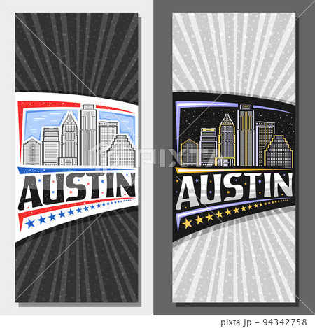 Vector vertical templates for Austin Vector vertical templates for Austin 94342758