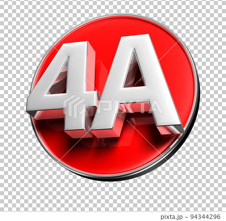 4A red circle. 4A red circle. 94344296