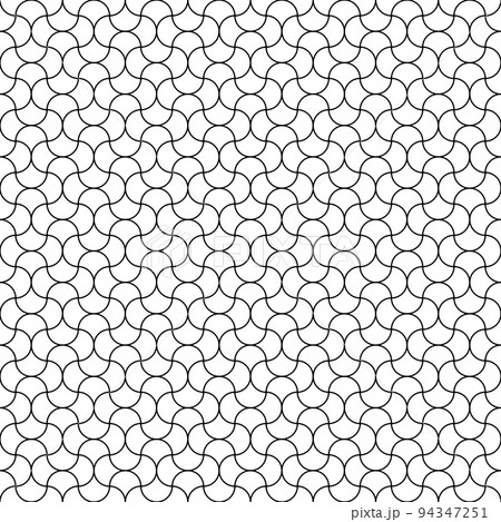 The geometric pattern with lines. Seamless vector background. Graphic modern pattern. Simple lattice graphic design. Vector illustration 94347251