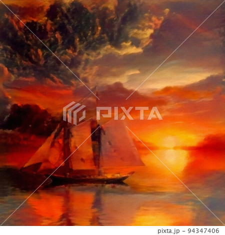 Sunset Sailing 94347406