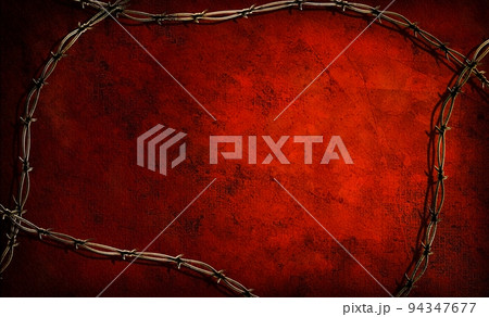 Barbed Wire Frame Barbed Wire Frame 94347677