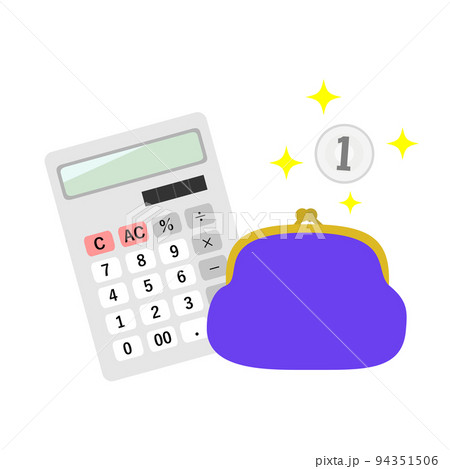節約、家計のやりくり、家計簿。 94351506