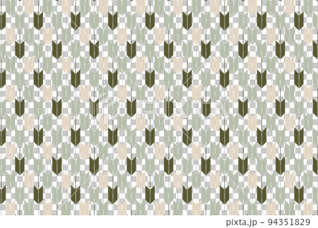[Japanese pattern] Yagasuri of different colors 94351829