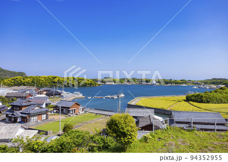水ノ浦教会から見た集落の風景 水ノ浦教会から見た集落の風景 94352955