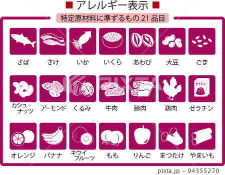 特定原材料に準ずるもの21品目　角型 94355270