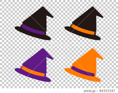 Witch hat icon set 94355347