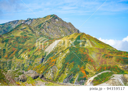 立山、紅葉の奥大日岳 立山、紅葉の奥大日岳 94359517