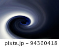 宇宙空間のワープをイメージした背景素材（ワームホール ・ブラックホールのイメージ） 94360418