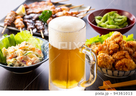 居酒屋の生ビールと料理 居酒屋の生ビールと料理 94361013