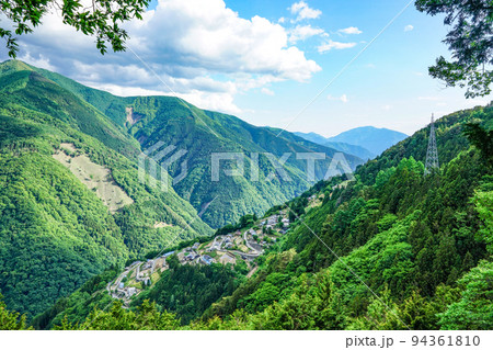 日本のチロル 下栗の里 日本のチロル 下栗の里 94361810