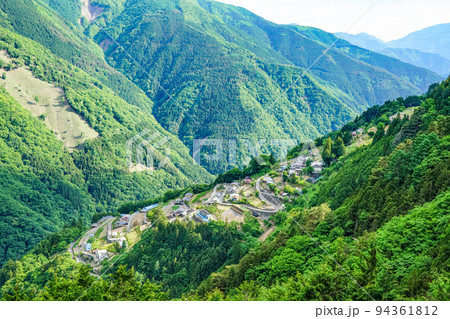 日本のチロル 下栗の里 日本のチロル 下栗の里 94361812