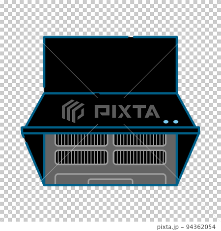 Illustration of a simple range hood fan Illustration of a simple range hood fan 94362054