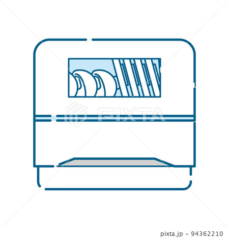 シンプルな食器洗浄機のイラスト 94362210