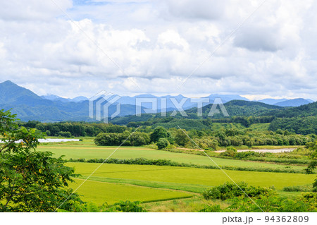北海道平取町、幌尻岳視点場からの眺め【8月】 94362809