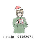 クリスマス　女性 94362971