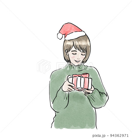 クリスマス　女性 94362971