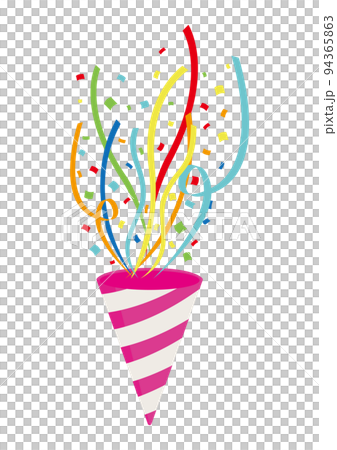 クラッカー 祝杯 パーティー 94365863