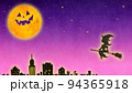 イラスト ：満月の夜に怪しい月と美魔女 94365918