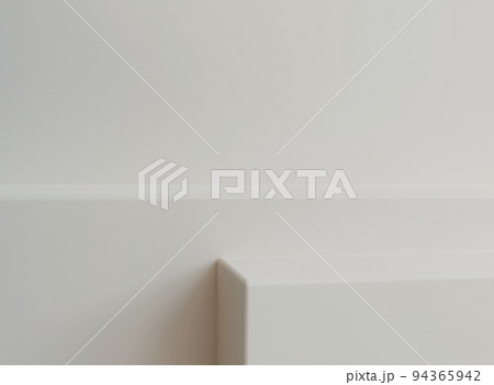Empty cylinder podium on minimal background. Abstract minimal scene with geometrical forms. Design for product presentation. 3D rendering. Empty cylinder podium on minimal background. Abstract minimal scene with geometrical forms. Design for product presentation. 3D rendering. 94365942