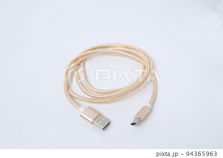 ケーブル, USBケーブル, USB, OA機器, デジタル, パソコン, 接続, USBコネクタ 94365963