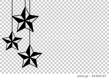 イラスト素材　星飾り 94366187