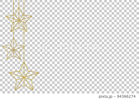 Illustration material star decoration gold Illustration material star decoration gold 94366274