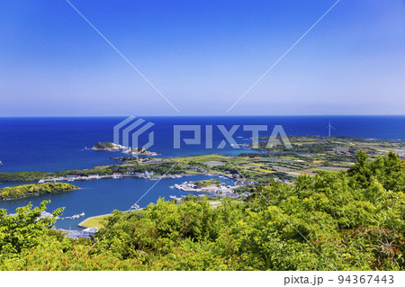 城岳展望所から見える白石浦の風景 城岳展望所から見える白石浦の風景 94367443